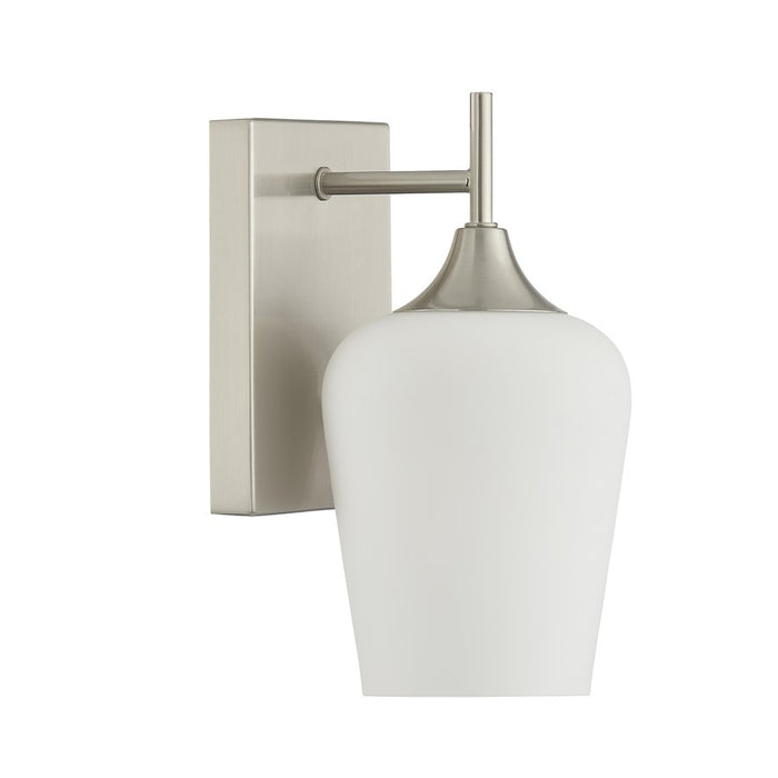Savoy House Essentials Octave 1 Lt Sconce, Satin Nickel