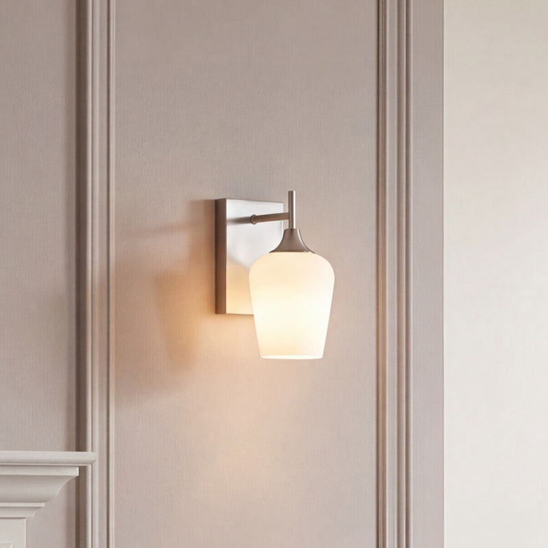 Savoy House Essentials Octave 1 Lt Sconce, Satin Nickel
