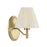 Savoy House Rosa 1 Lt 11" Sconce, Noble Brass