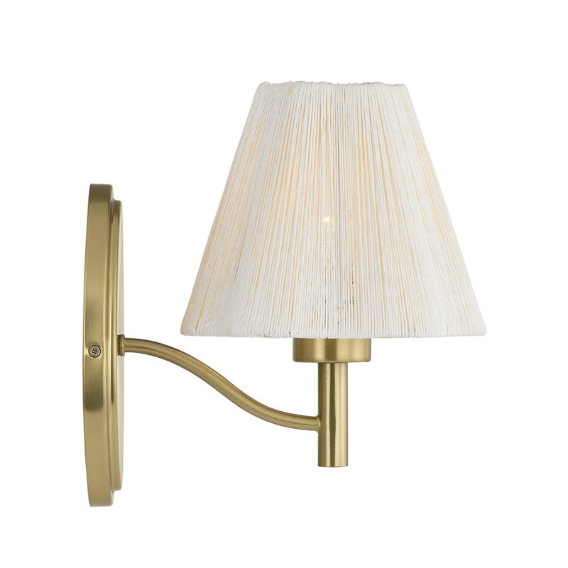 Savoy House Rosa 1 Lt 11" Sconce, Noble Brass