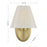 Savoy House Rosa 1 Lt 11" Sconce, Noble Brass