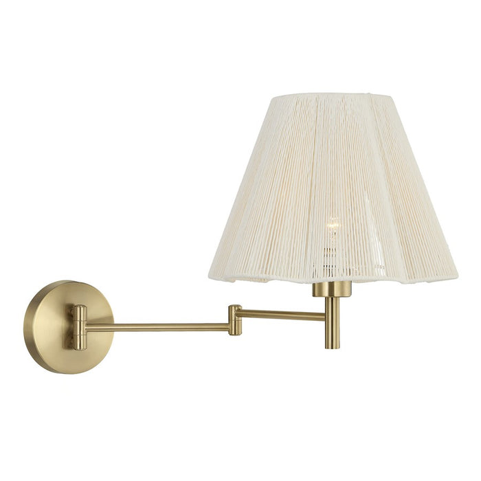 Savoy House Rosa 1 Lt 15" Sconce, Noble Brass - 9-6082CP-1-127