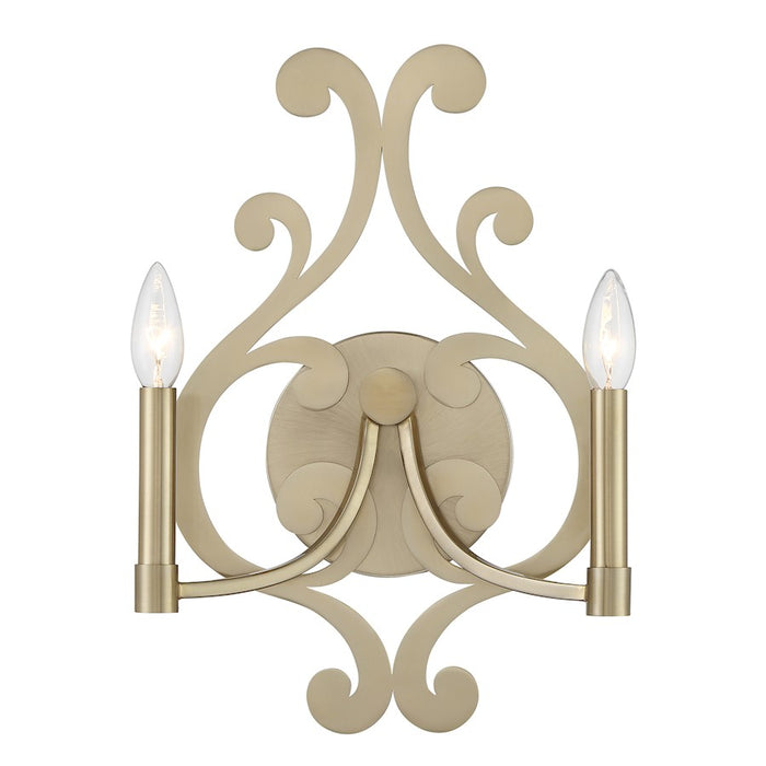 Savoy House Lombard 2 Light Sconce, Noble Brass - 9-6094-2-127