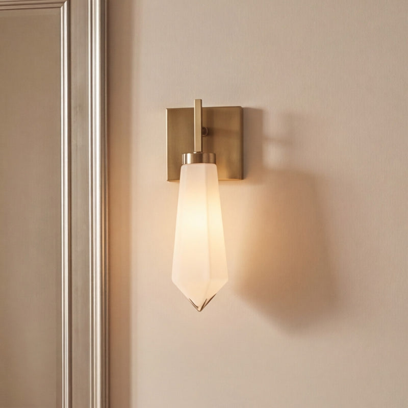 Savoy House Leland 1 Lt Sconce, Noble Brass