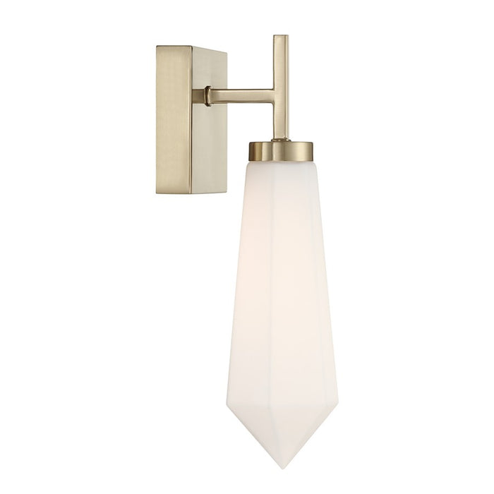 Savoy House Leland 1 Lt Sconce, Noble Brass