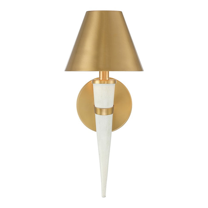 Savoy House Hearne 1 Lt Sconce, Warm Brass