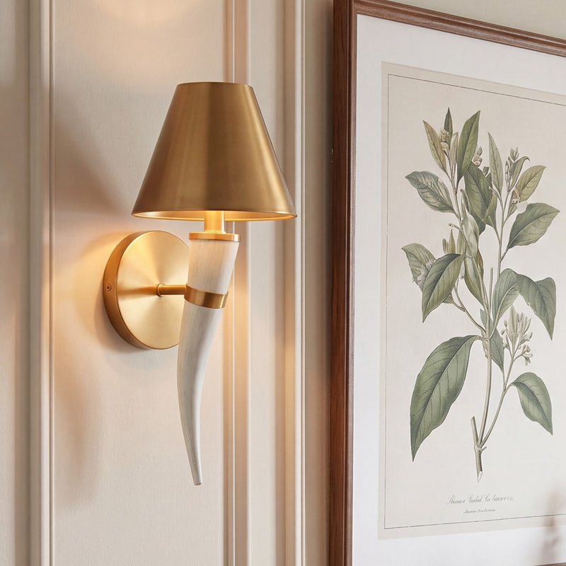 Savoy House Hearne 1 Lt Sconce, Warm Brass