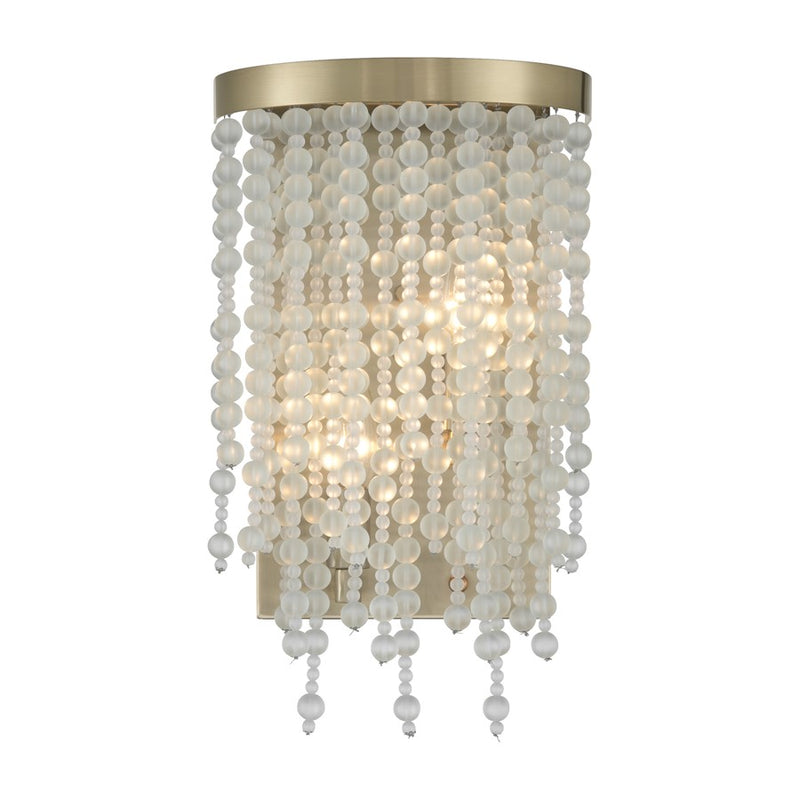 Savoy House Jeanette 2 Lt Sconce, Noble Brass