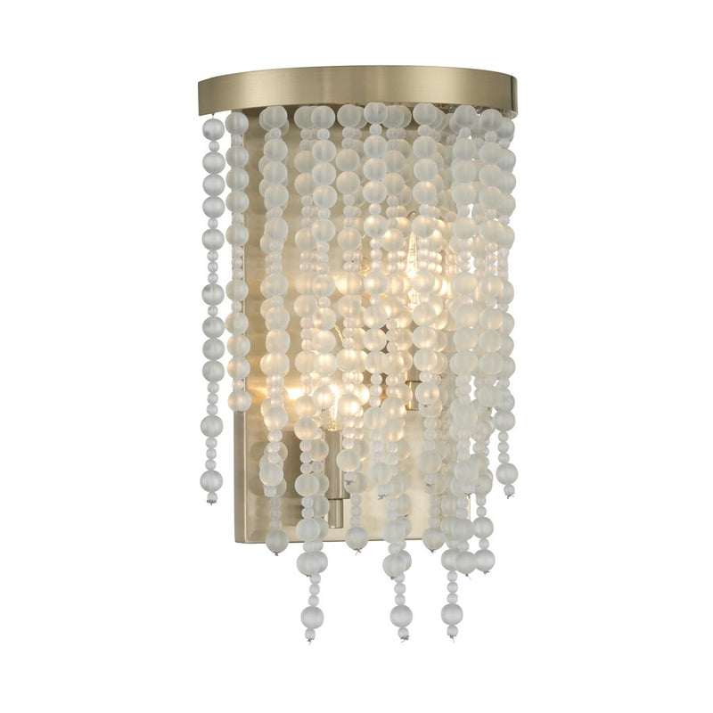 Savoy House Jeanette 2 Lt Sconce, Noble Brass