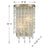 Savoy House Jeanette 2 Lt Sconce, Noble Brass