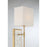 Savoy House Eastover 1 Light Sconce, Warm Brass