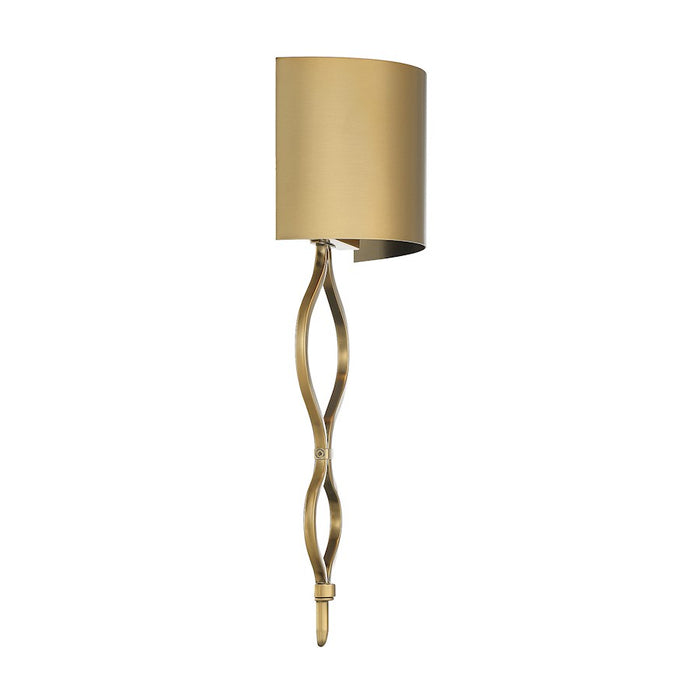 Savoy House Como LED Wall Sconce, Warm Brass