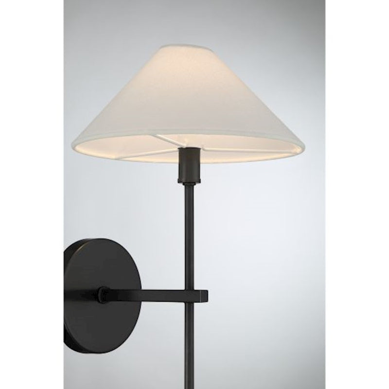 Savoy House Avon 1-Light Wall Sconce, Black Tourmaline