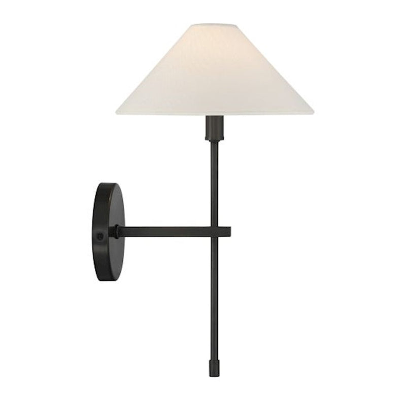 Savoy House Avon 1-Light Wall Sconce, Black Tourmaline