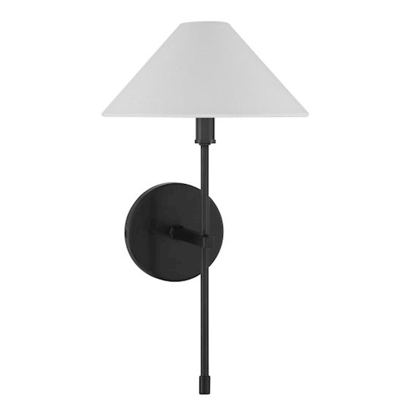 Savoy House Avon 1-Light Wall Sconce, Black Tourmaline