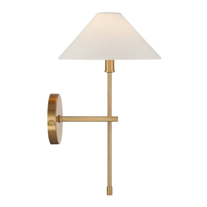 Savoy House Avon 1-Light Wall Sconce, Warm Brass