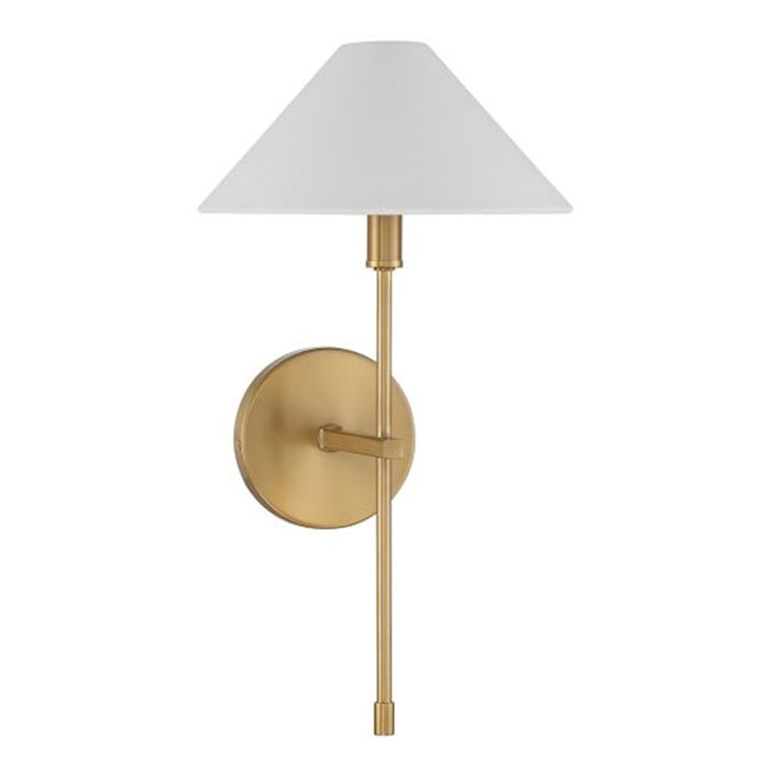 Savoy House Avon 1-Light Wall Sconce, Warm Brass