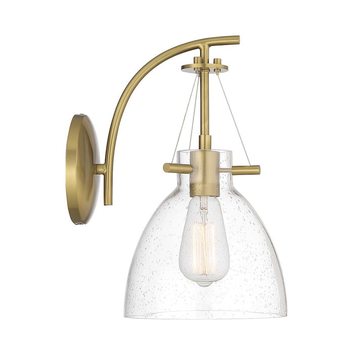 Savoy House Foster 1-Light Wall Sconce, Warm Brass