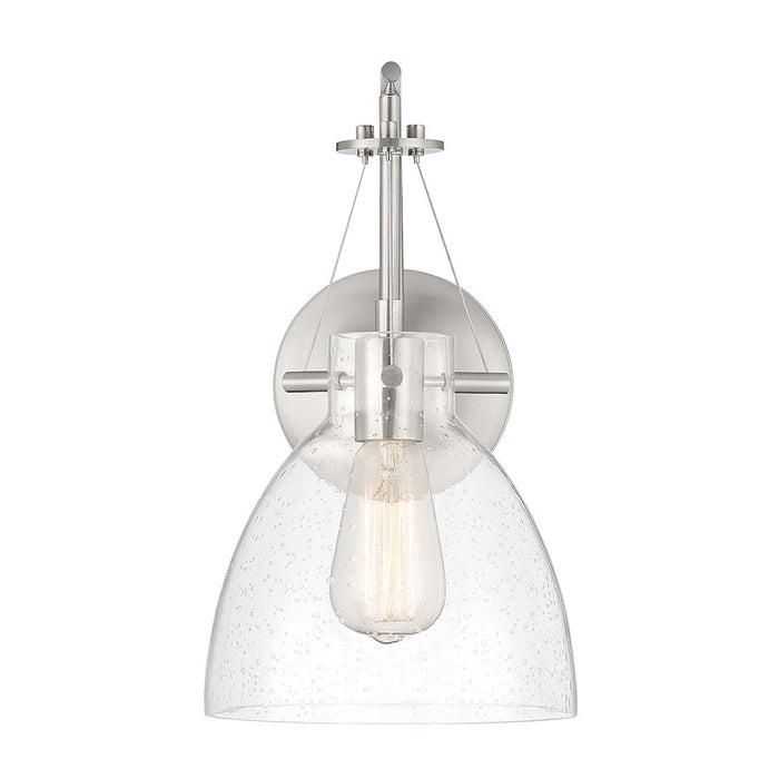 Savoy House Foster 1-Light Wall Sconce, Satin Nickel