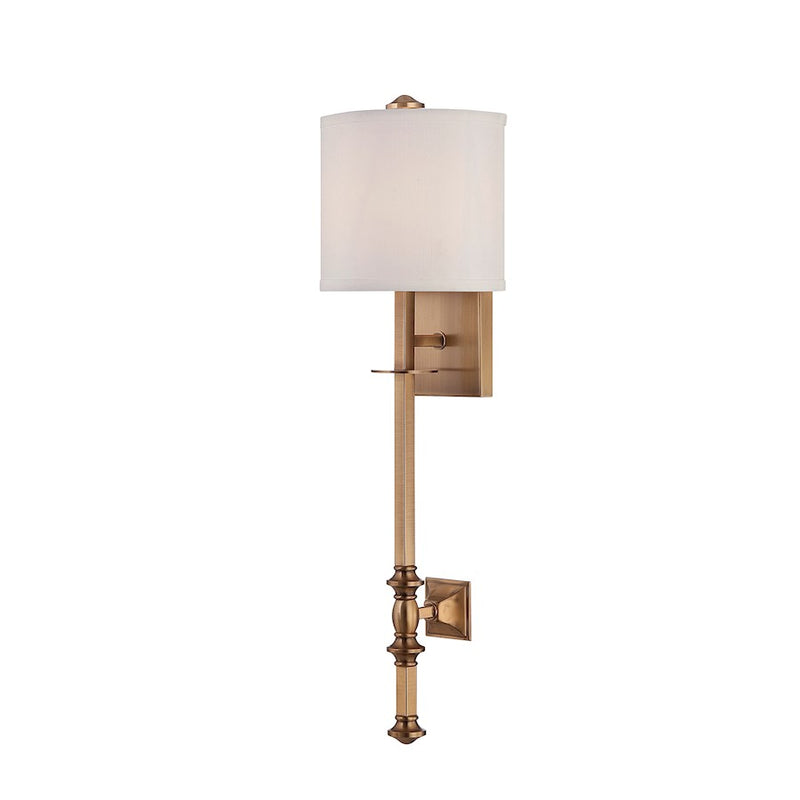 Savoy House Devon 1-Light Wall Sconce, Warm Brass
