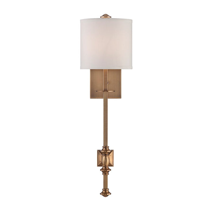 Savoy House Devon 1-Light Wall Sconce, Warm Brass