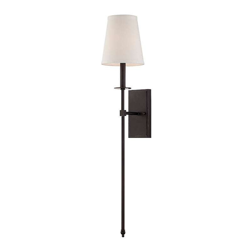 Savoy House Monroe 1-Light 34" Wall Sconce, Classic Bronze