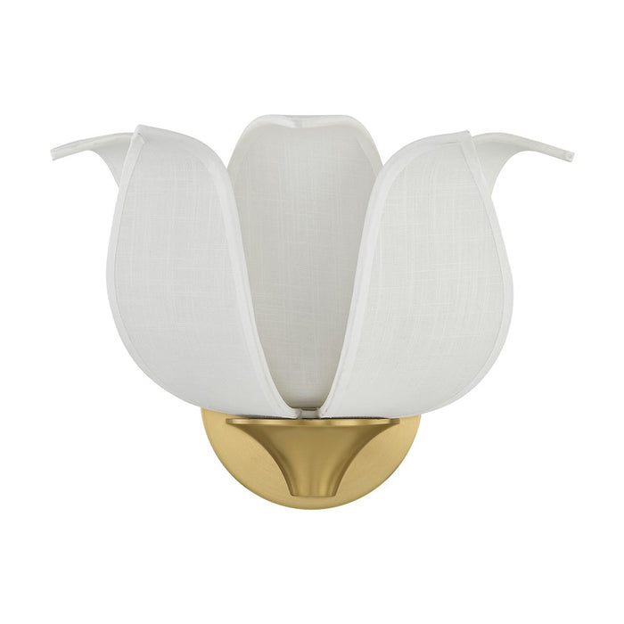Savoy House Elsie 1 Lt Sconce, Warm Brass