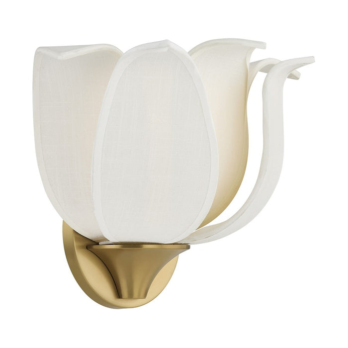 Savoy House Elsie 1 Lt Sconce, Warm Brass