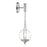 Savoy House Encino 1-Light Wall Sconce, Polished Chrome