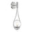 Savoy House Encino 1Lt Sconce, Polished Chrome/Clear Seeded Glass