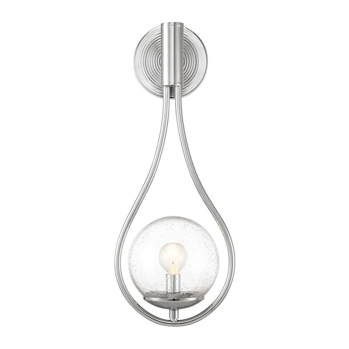 Savoy House Encino 1-Light Wall Sconce, Polished Chrome