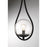 Savoy House Encino 1 Light Sconce, Matte Black/Clear Seeded Glass