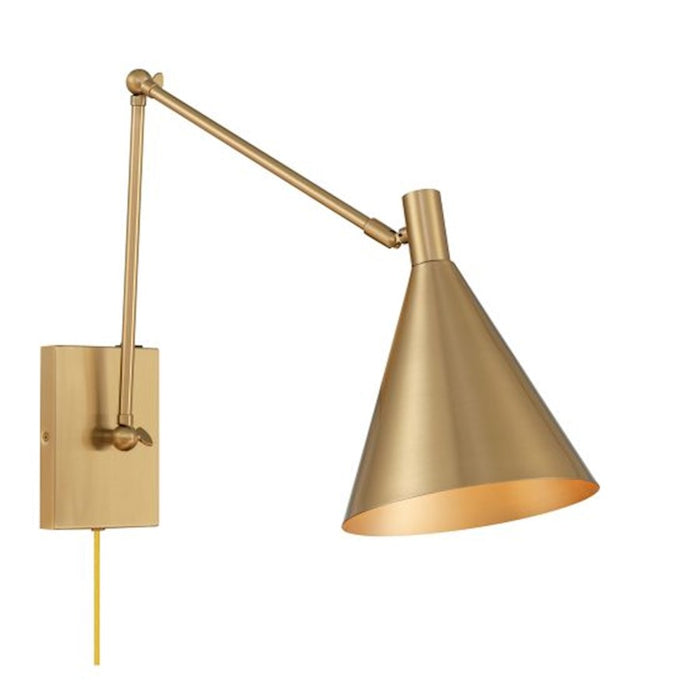 Savoy House Pharos 1Lt 19" Adjustable Wall Sconce, Brass