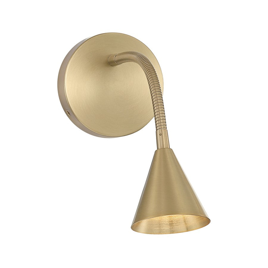 Savoy House Pharos 1 Lt Sconce, Noble Brass - 9-8007-1-127
