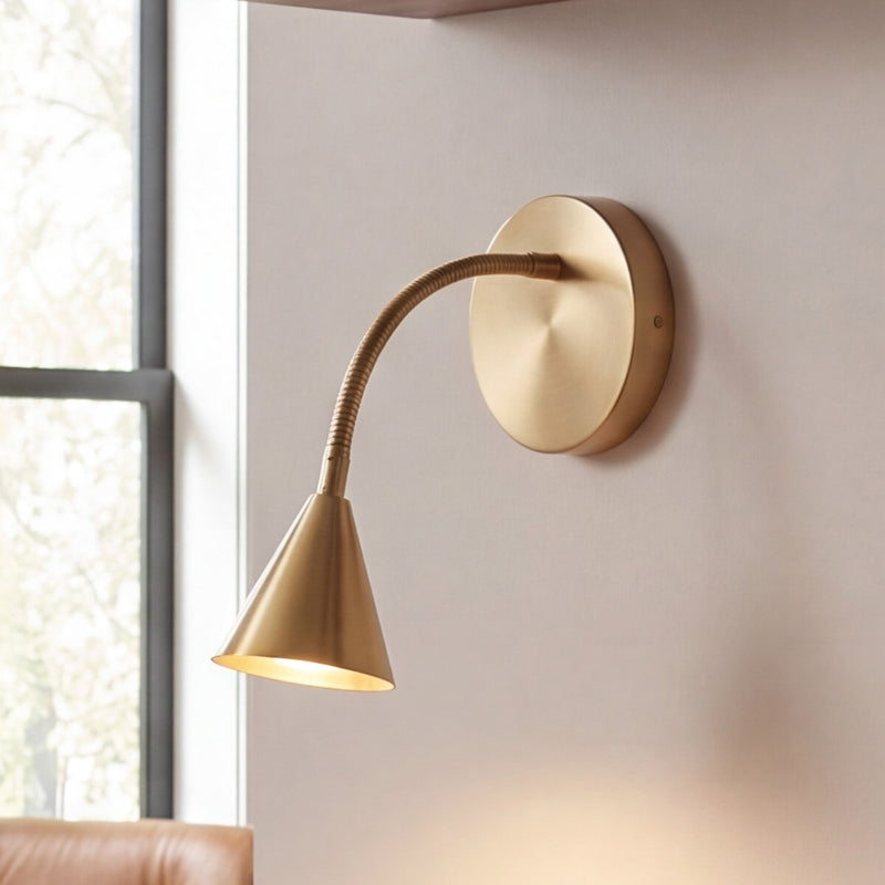 Savoy House Pharos 1 Lt Sconce, Noble Brass