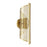 Savoy Essentials Hillbourne 2 Light Sconce, Warm Brass/Perforated
