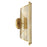 Savoy Essentials Hillbourne 2 Light Sconce, Warm Brass/Perforated