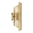 Savoy Essentials Hillbourne 2 Light Sconce, Warm Brass/Perforated