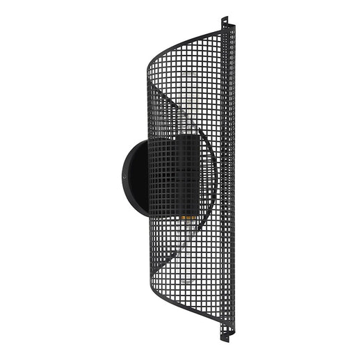 Savoy Essentials Hillbourne 2 Light Sconce, Matte Black/Perforated