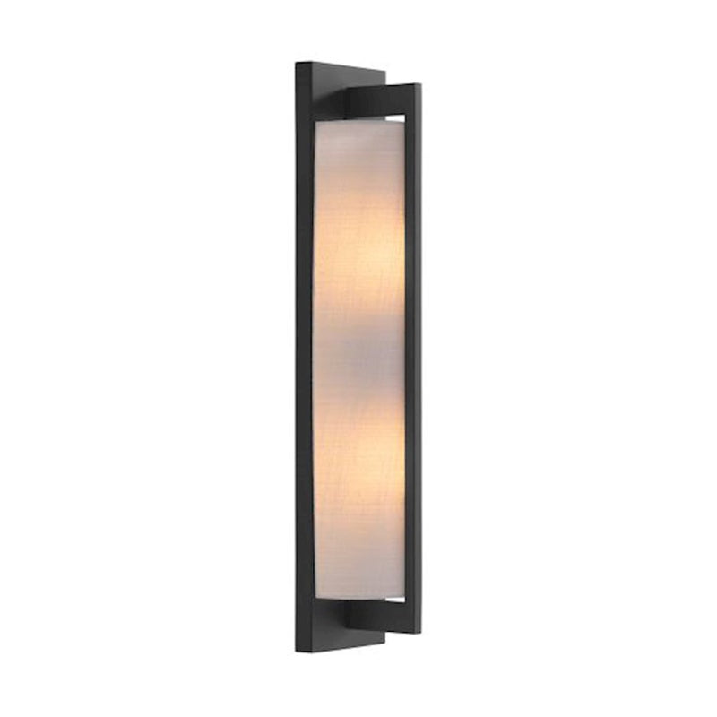 Savoy House Carver 2 Light Sconce, Matte Black
