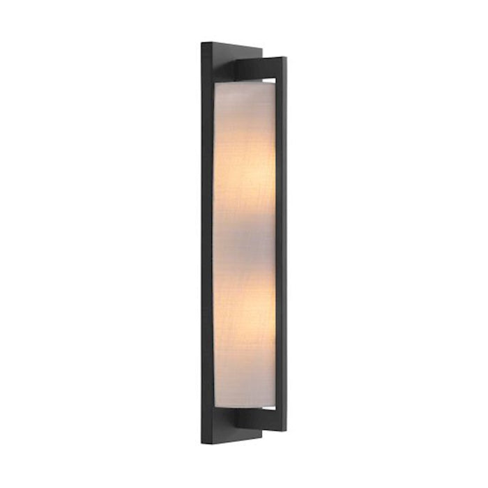 Savoy House Carver 2-Light Wall Sconce, Matte Black