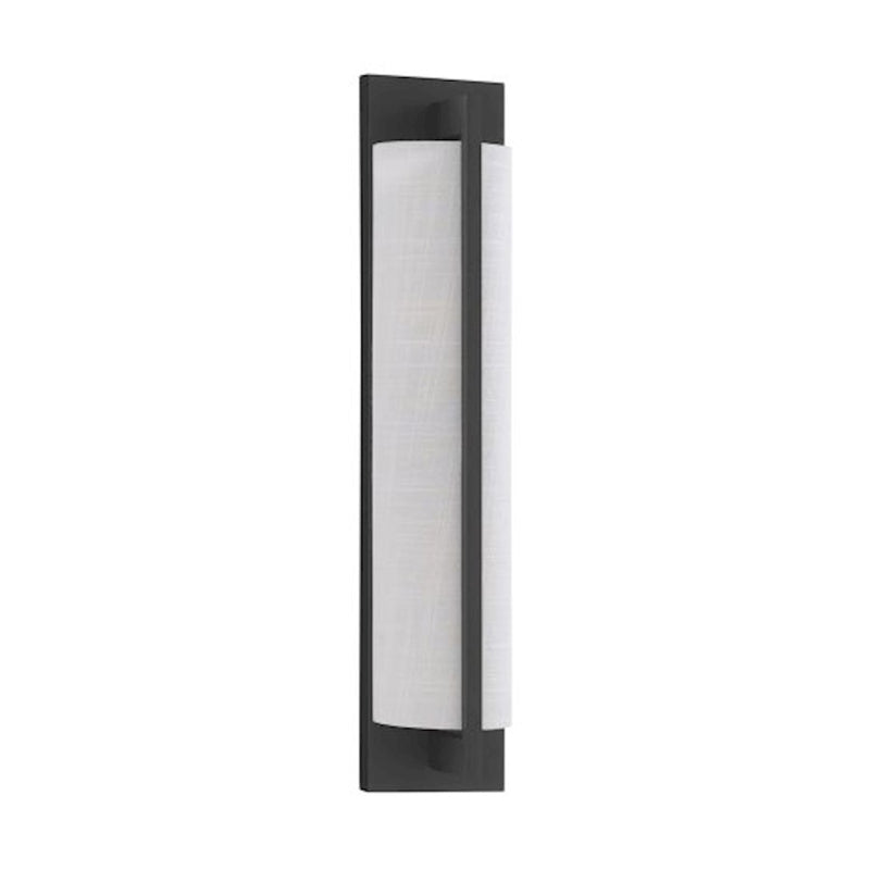 Savoy House Carver 2 Light Sconce, Matte Black
