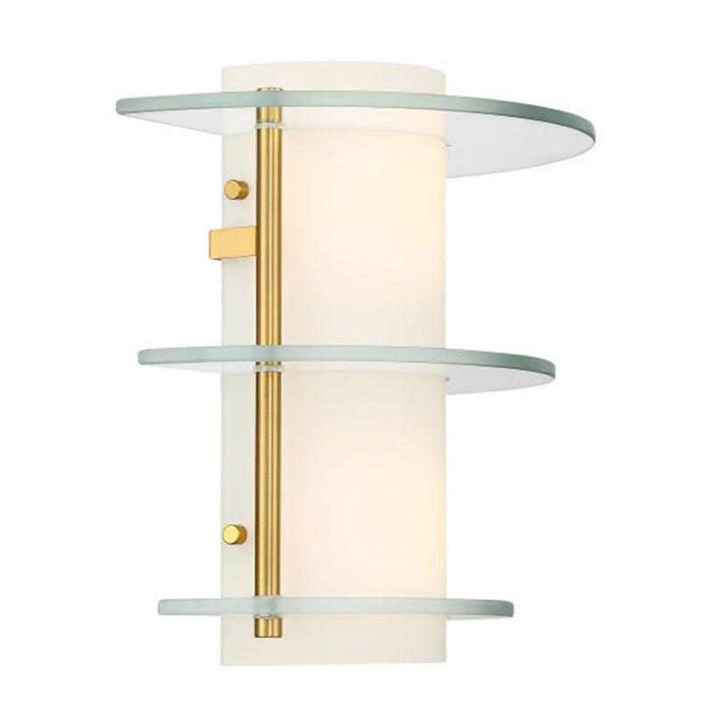 Savoy House Newell 2-Light Wall Sconce, Warm Brass