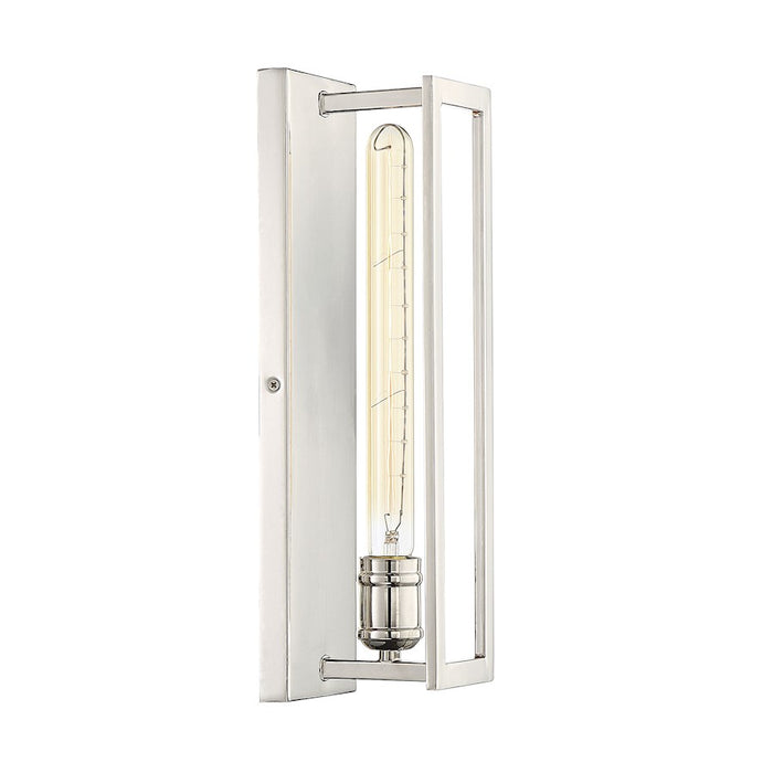 Savoy House Clifton 1-Light Wall Sconce, Polished Nickel