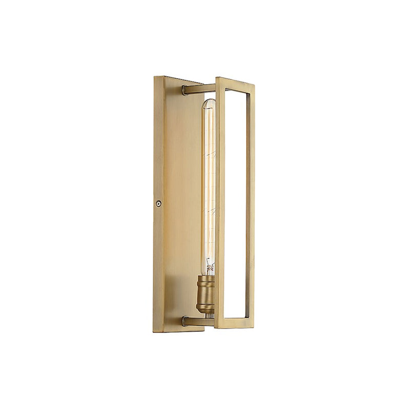 Savoy House Clifton 1-Light Wall Sconce, Warm Brass
