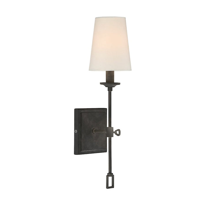 Savoy House Lorainne 1-Light Wall Sconce, Oxidized Black