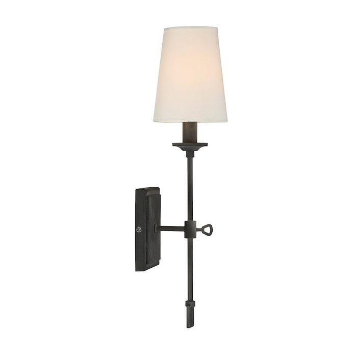 Savoy House Lorainne 1-Light Wall Sconce, Oxidized Black