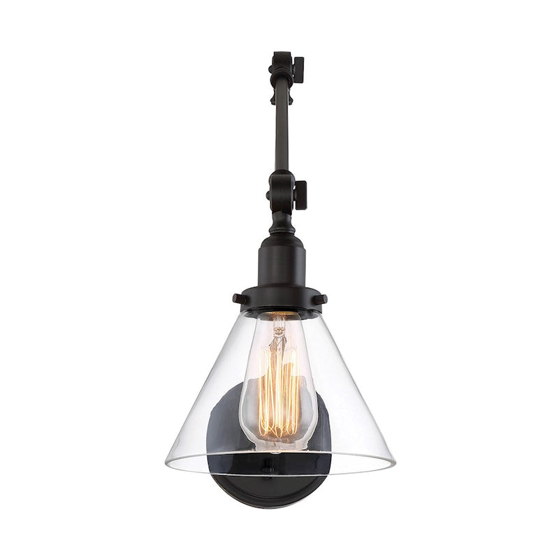 Savoy House Drake 1-Light Adjustable Wall Sconce, English Bronze