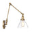 Savoy House Drake 1-Light Adjustable Wall Sconce, Warm Brass