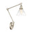 Savoy House Drake 1-Light Adjustable Wall Sconce, Satin Nickel